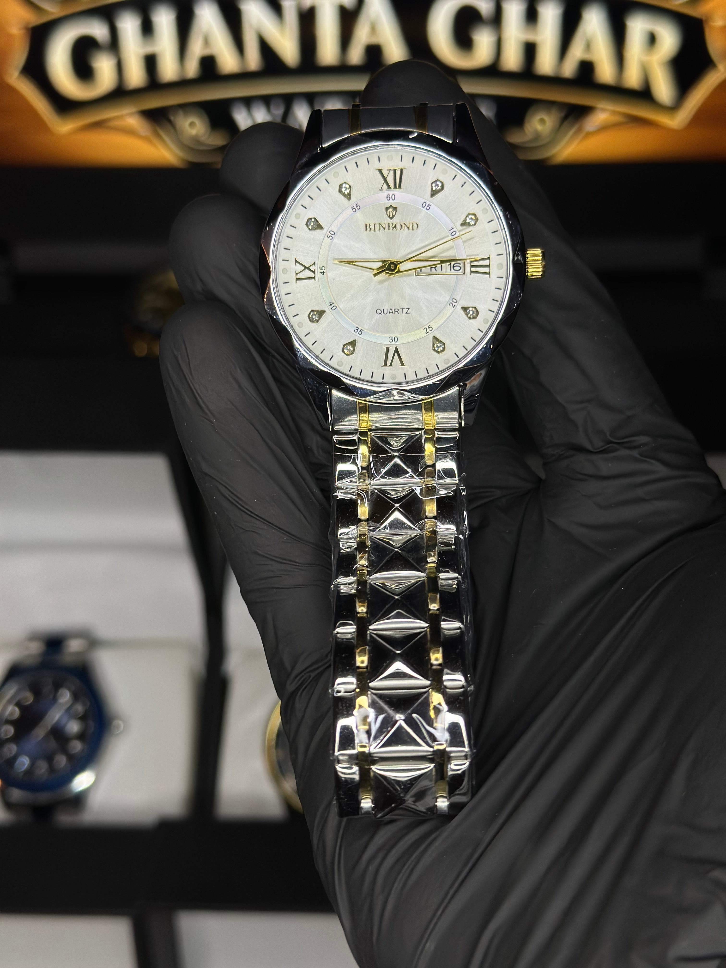 Luxury White Dial BinBond