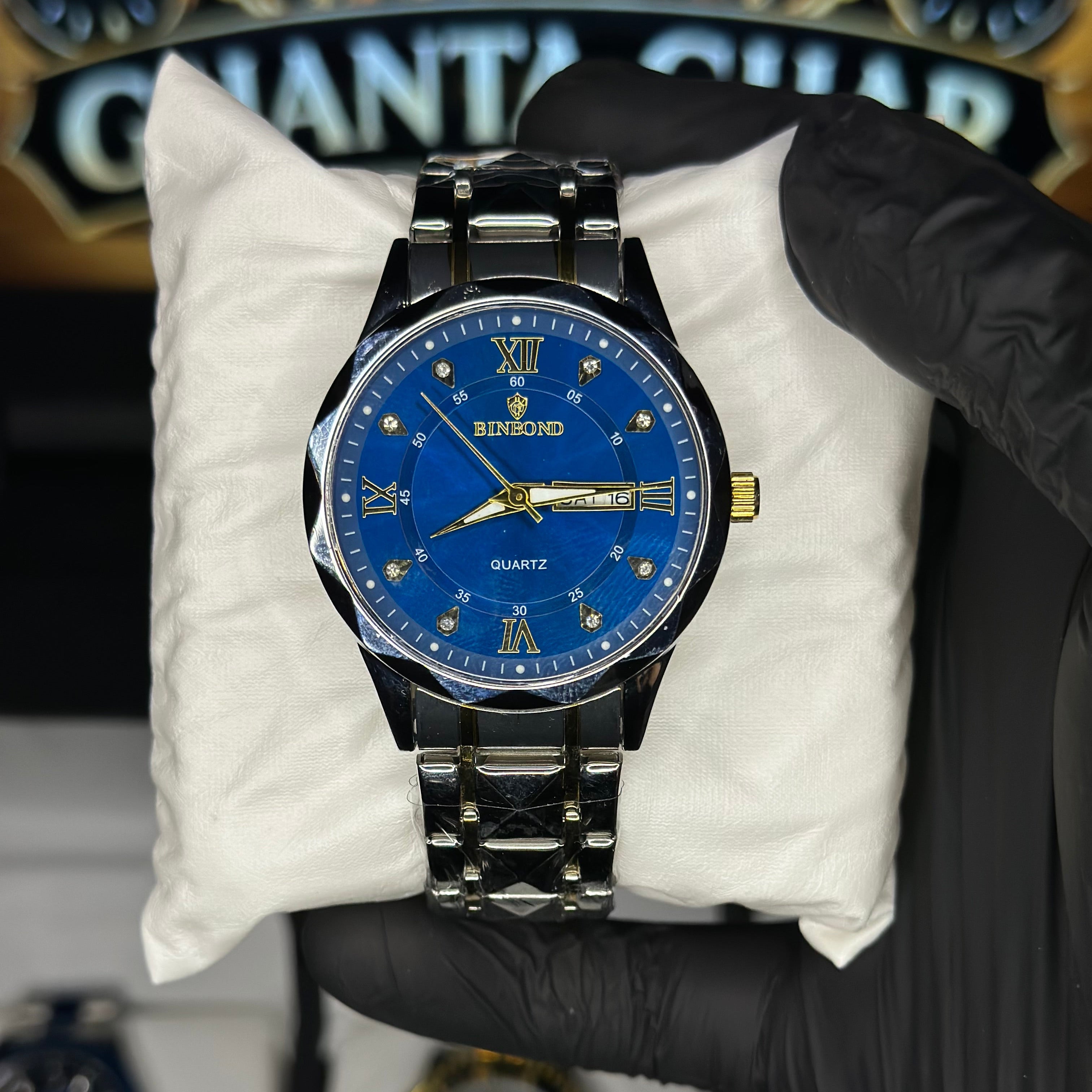 Luxury Blue Dial BinBond