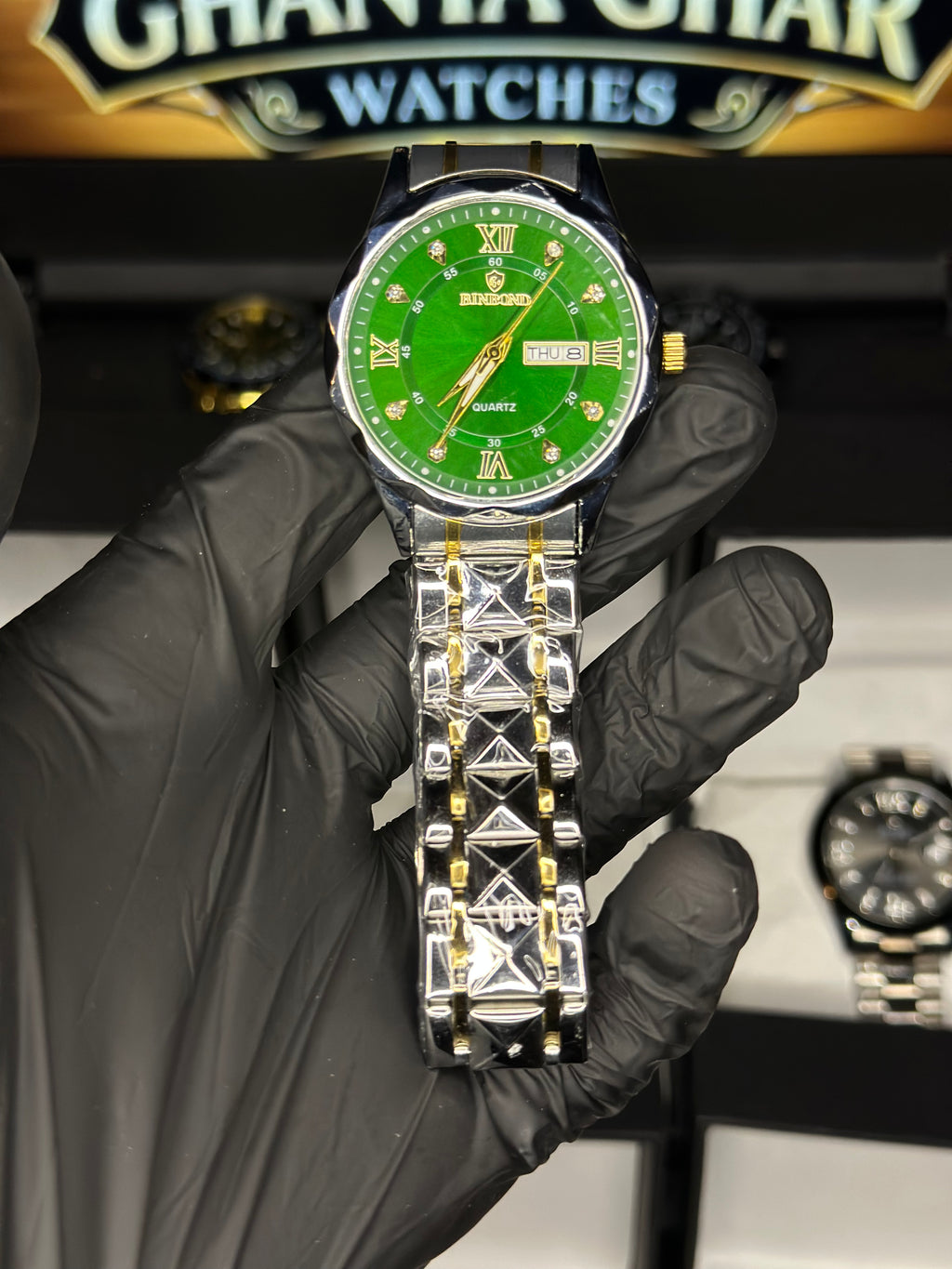 Luxury Green Dial Binbond