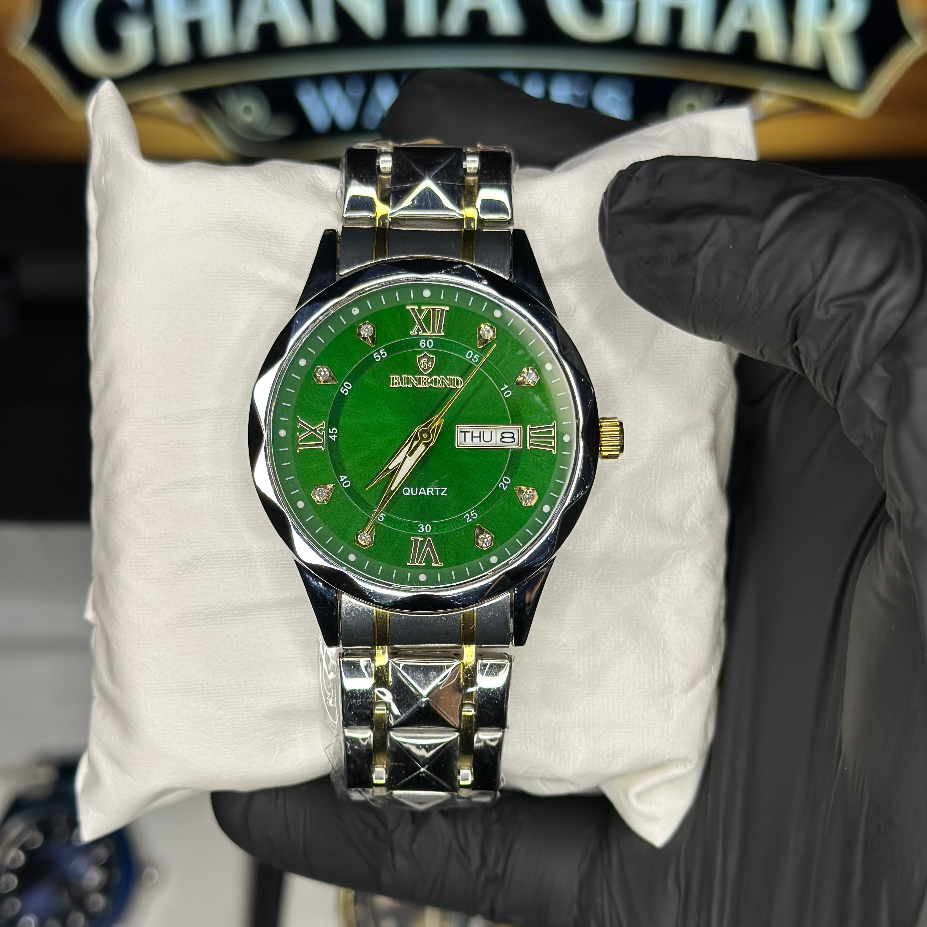 Luxury Green Dial Binbond