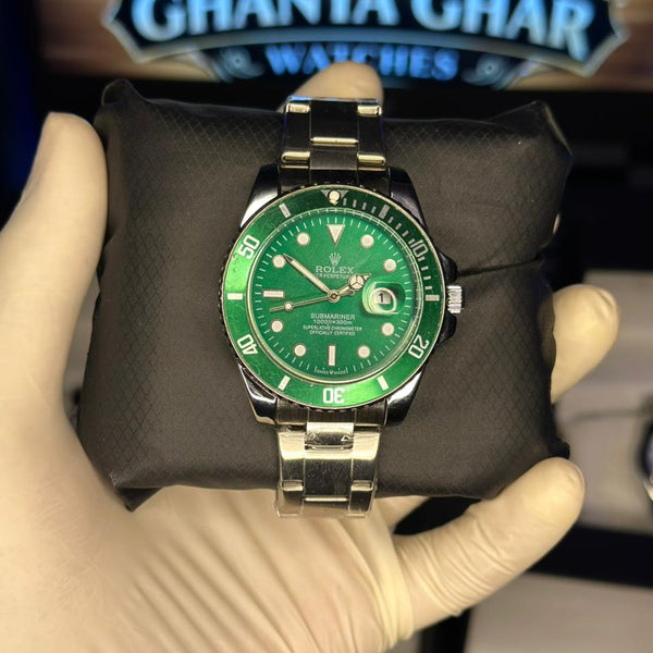 GREEN ROTATING DIAL ROLEX