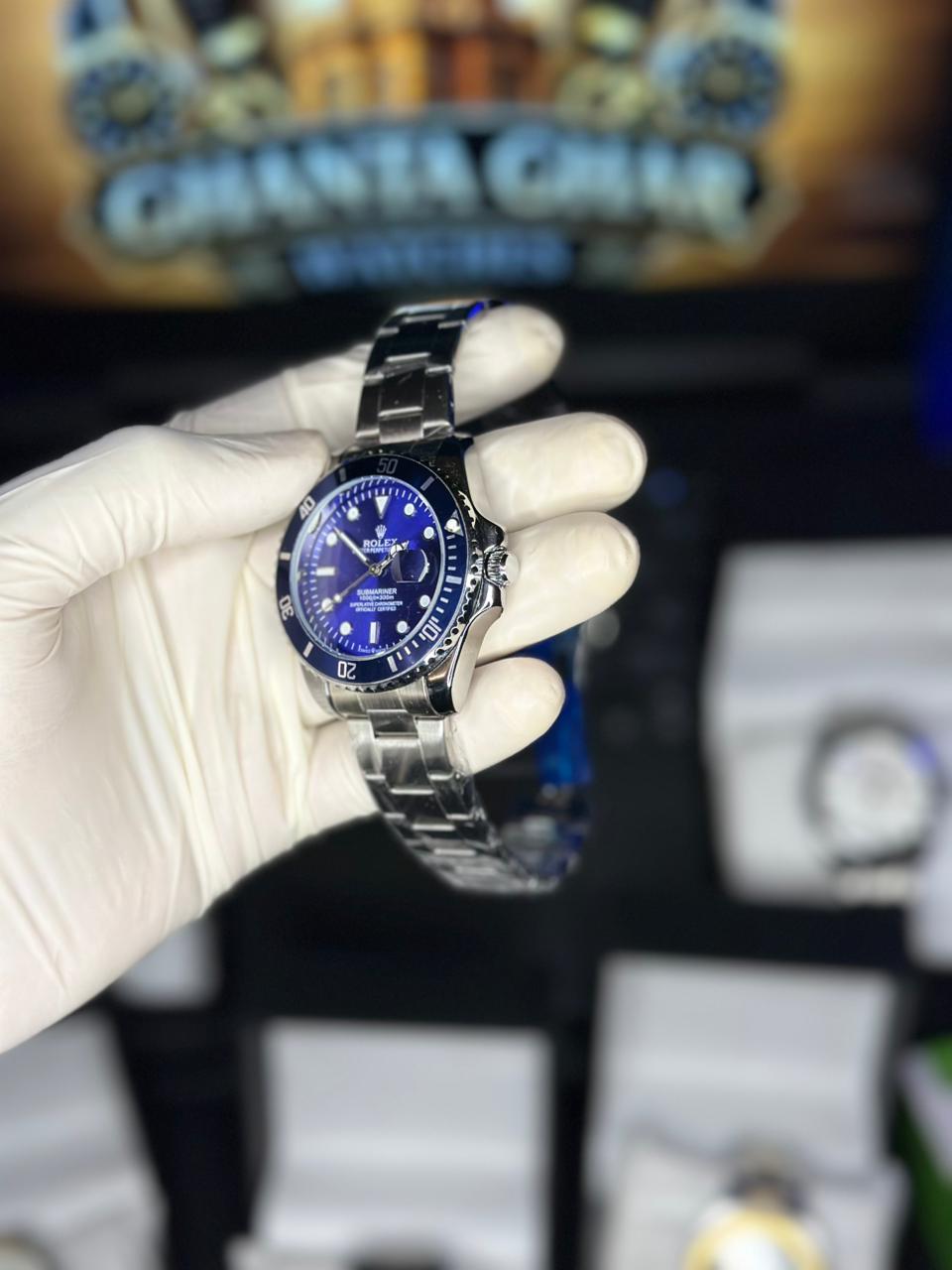BLUE ROTAING DIAL ROLEX