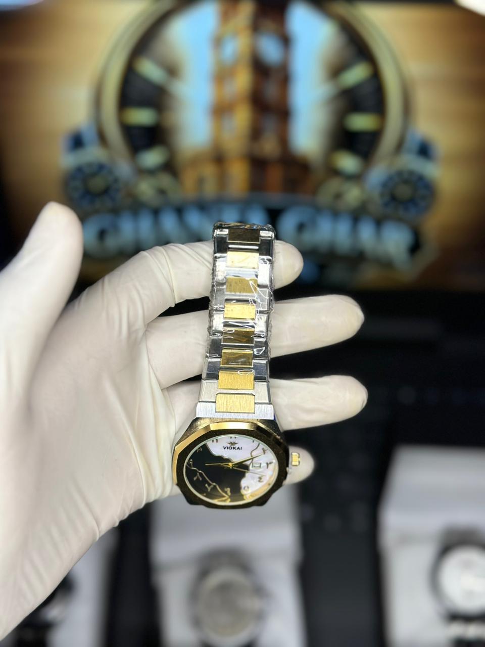 GOLDEN DIAL AURA WATCHES