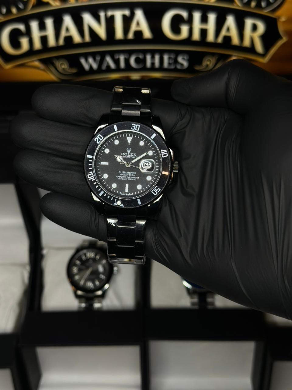 Black Rotating Dial Rolex