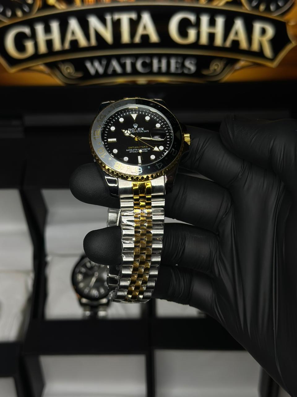 GOLD GMT-MASTER ROTATING DIAL