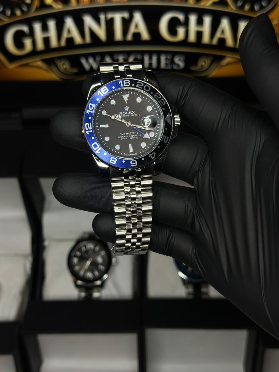 BLUE ROTATING DIAL GMT-MASTER ROLEX
